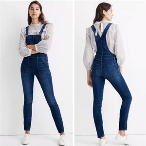 Madewell skinny overalls